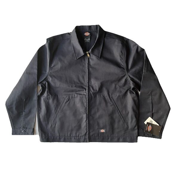 Dickies Mens Unlined Eisenhower Jacket Canvas Work Coat JT75 Dark Navy XL Reg - Picture 7 of 16